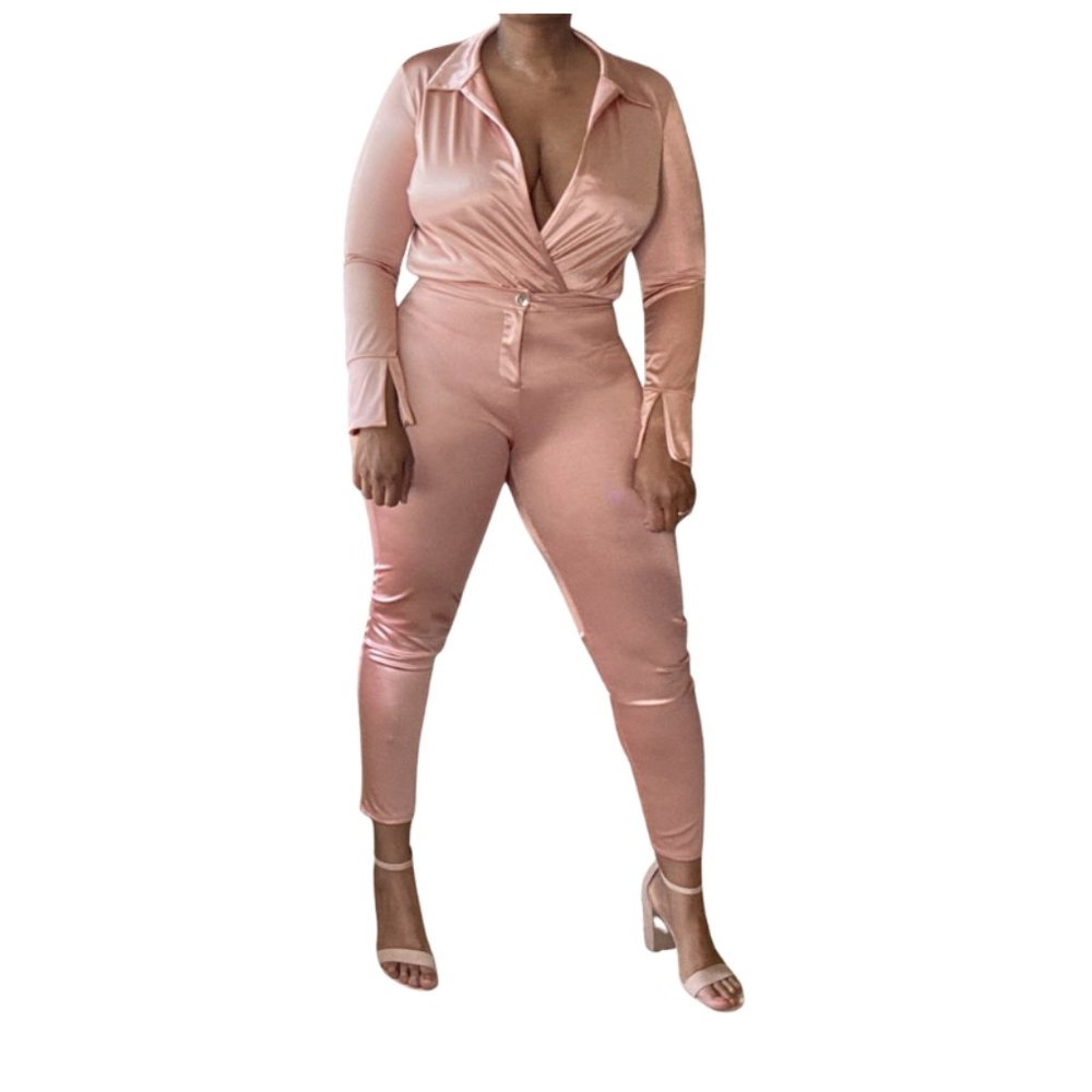 Excuse Me Miss- Jumpsuit Set